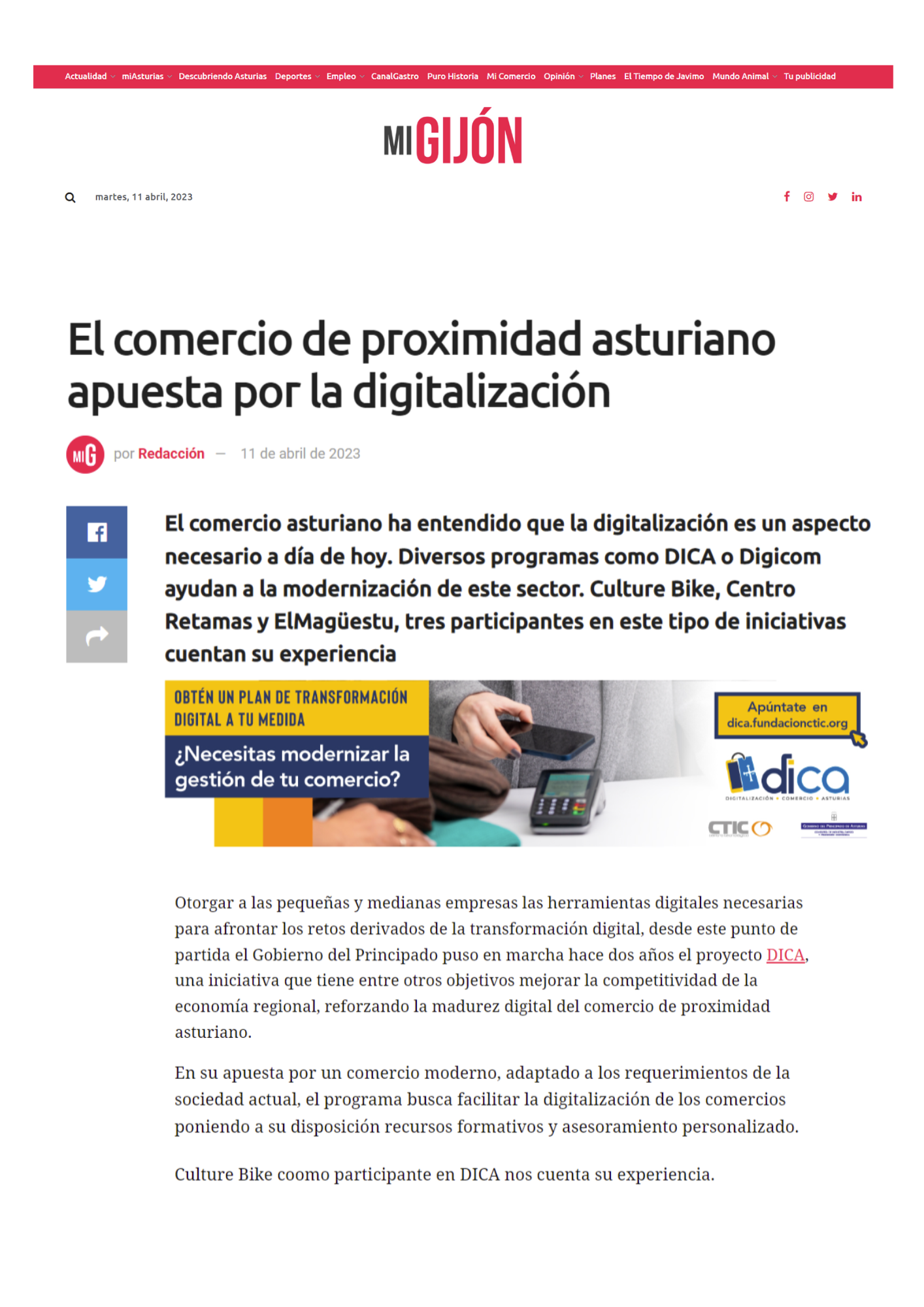 El comercio de proximidad asturiano apuesta por la digitalización