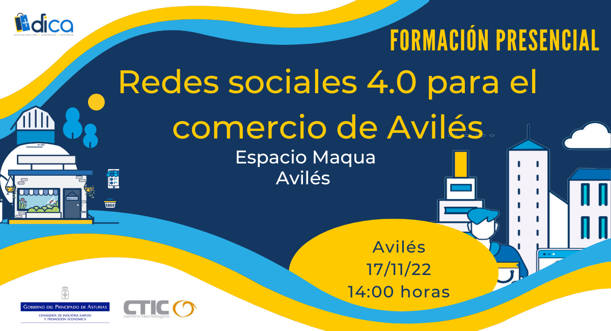 Formación presencial en Avilés sobre redes sociales 4.0