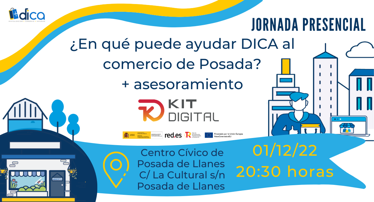 Jornada presencial DICA + KIT DIGITAL en Posada de Llanes